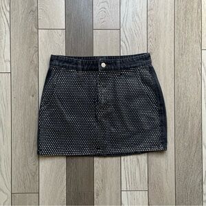 Windsor Dark Gray Mini Skirt Casual Night Out